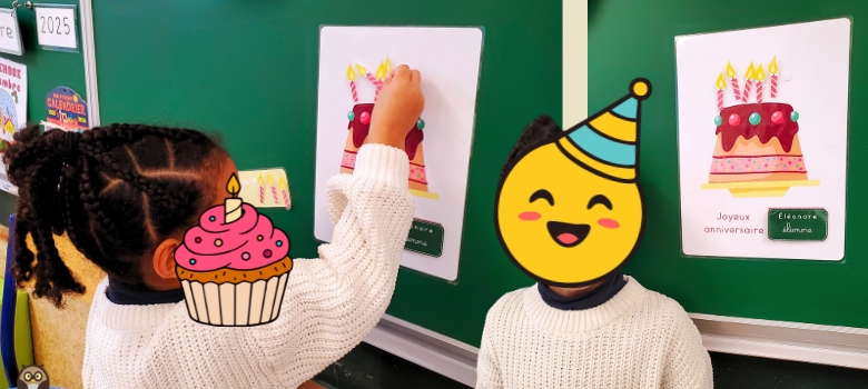 anniversaire 5 ans en classe maternelle