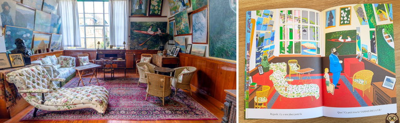Le salon-atelier de Claude Monet - Papa, regarde mon tableau ! - Anaïs Brunet