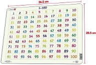 puzzle Larsen des nombres de 1 à 100