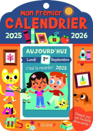 Mon Premier Calendrier 2025 2026 - éphémèride - Gründ Jeunesse