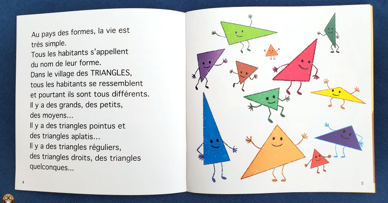 Maths à conter : au pays des formes - "Le village des triangles"