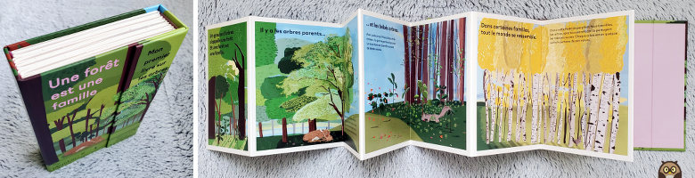 Une forêt est une famille : album leporello