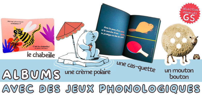 albums en phonologie - cycle 1