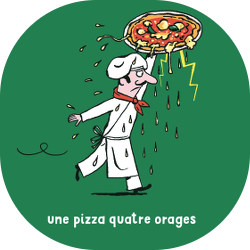 Une pizza quatre orages - Emilie Chazerand - Thomas Baas - Milan