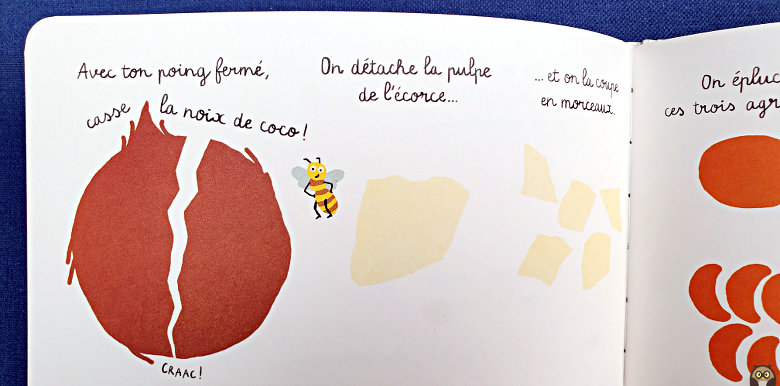 Salade de fruits jolie jolie - Casse la noix de coco avec ton poing fermé !