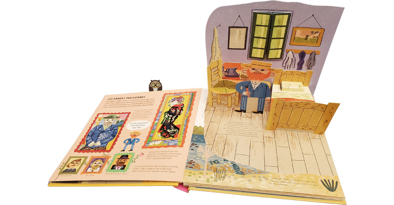 La chambre de Van Gogh à Arles - L'art en pop-up - Vincent Van Gogh - Susie Hodge - Teresa Bellón - éditions Larousse Jeunesse