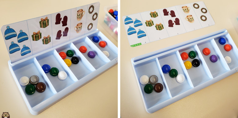 boîtes à compter Nathan - décembre - Noël