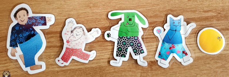 Personnages de l'album "Quel régal cette galette"