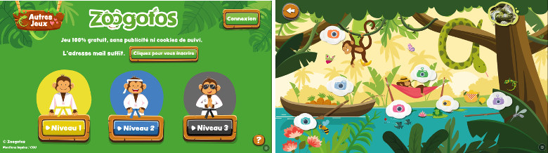Application "chasse aux sons" des Zoogotos