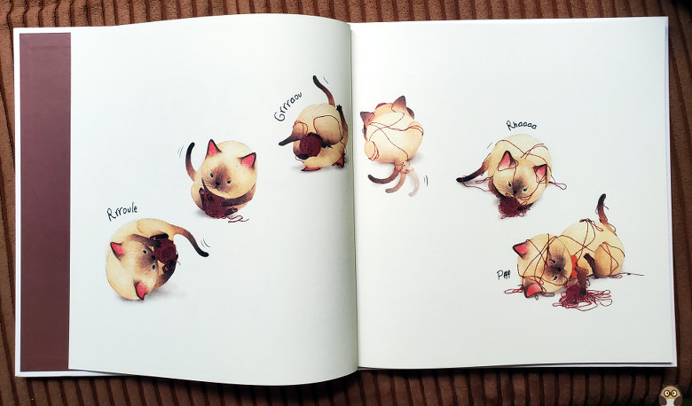 "Le yoga du petit chat" de Gahee