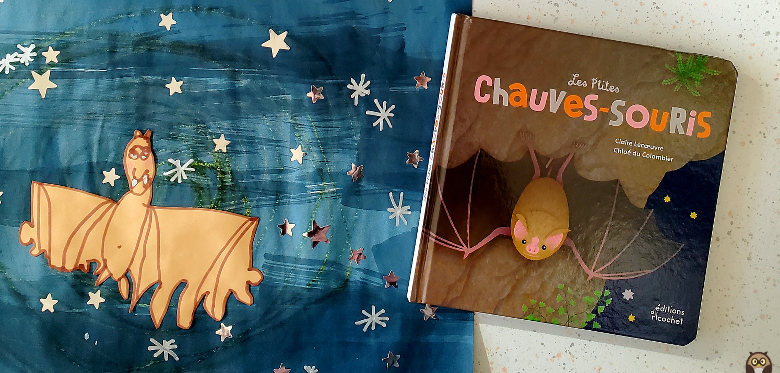 les petites chauves-souris dans la nuit étoilée